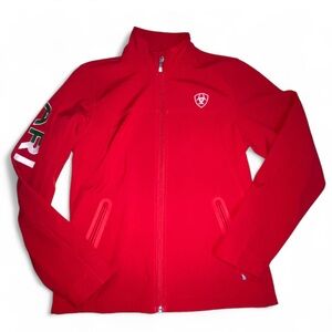 Ariat- Red zip up jacket